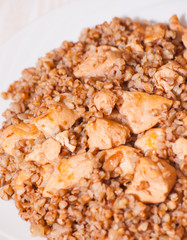 Buckwheat porridge with meat 