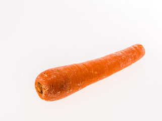 carrot on white background