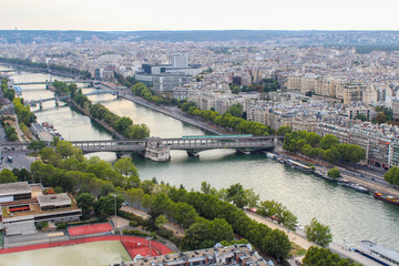 Paris aerial view