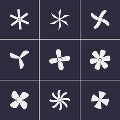 Obraz premium Fans Icons