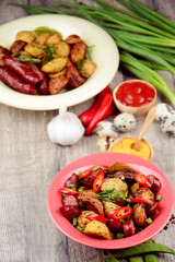 New roasted baked potato