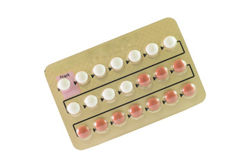 Contraceptive aluminum blister pack