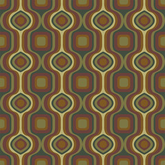 Seamless retro pattern.