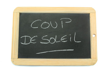 Obraz premium ardoise coup de soleil