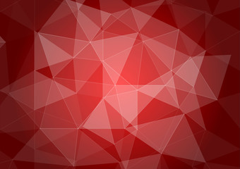 Abstract background with light red shapes