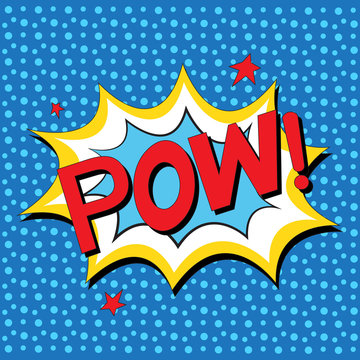 Pow - Comic Speech Bubble
