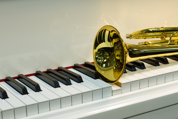 Piano and trumpet
