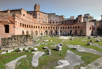 Fototapeta premium Mercati Traianei, Foro di Traiano, Roma