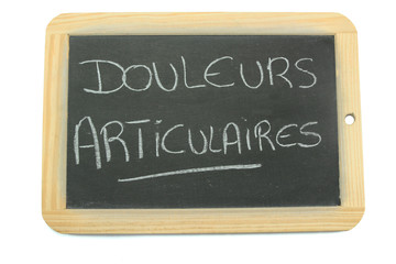 Obraz premium ardoise douleurs articulaires