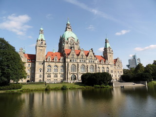 Obraz premium Hannover - Neues Rathaus