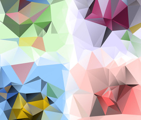 Triangle background. Pattern of geometric shapes