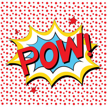 Pow - Comic Speech Bubble
