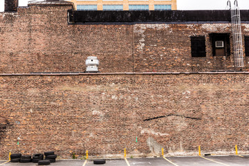 Fototapeta premium New York Manhattan grunge brick wall texture US
