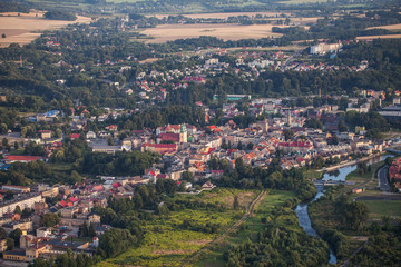 aerial view of Glucholazy Town