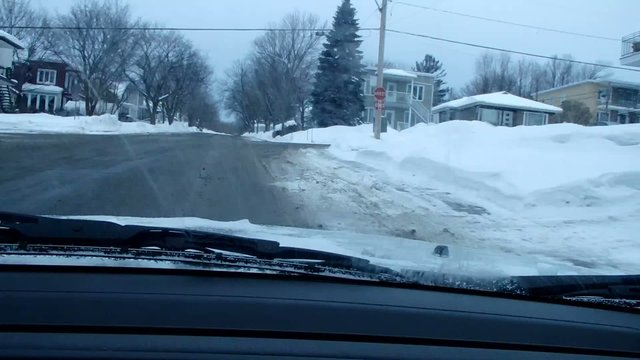 route en hiver