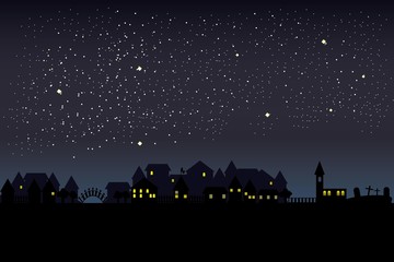 Night village