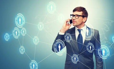 buisnessman with cell phone