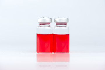 Injection vial and shadow effect