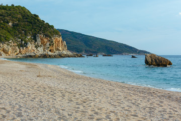 Potistika beach morning view (Greece)