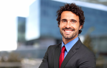 Fototapeta premium Confident male manager