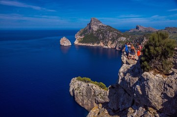 Aussicht zum Cap de Formentor auf Mallorca