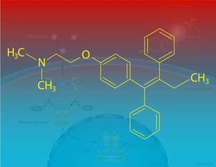 Tamoxifen molecular structure