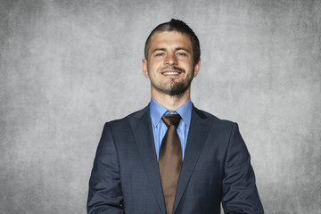 funny haircut so boss is cool