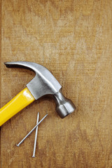 Hammer and nails