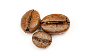 Three coffee beans