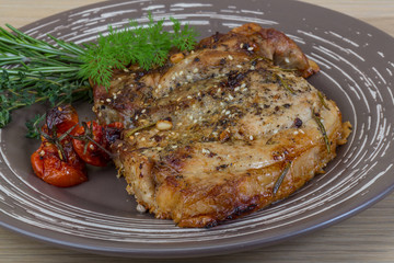 Roasted pork