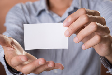 Obraz premium business card