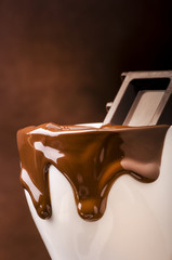 tazza di cioccolata calda