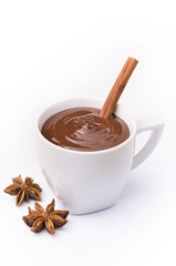 tazza di cioccolata con spezie