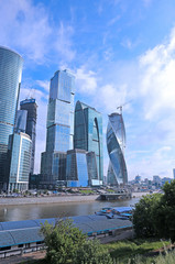 Construction of Towers business center "Moscow City" in Moscow