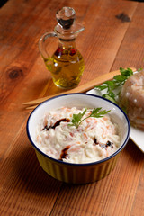 JELLIED MEAT WITH RUSSIAN SALAD
