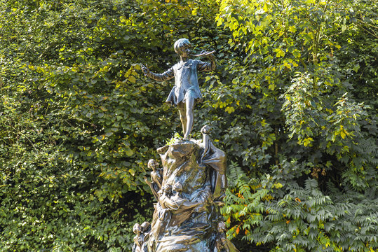 Peter Pan Statue In Hyde Park, London