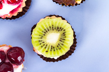 Top View Colorful Cakes