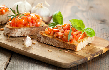 Frische Bruschetta