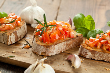 Frische Bruschetta