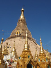 Naklejka premium Shwedagon en Myanmar