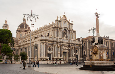 Fototapeta na wymiar Catania cathedral
