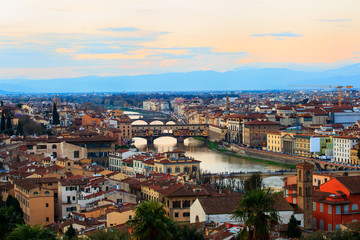 Naklejka na ściany i meble Ponte vecchio, Florence