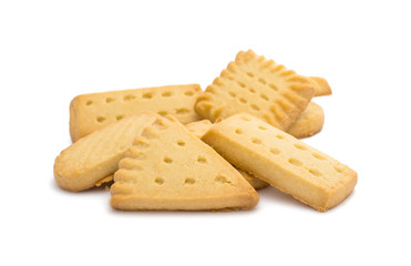 Butter cookies isolated
