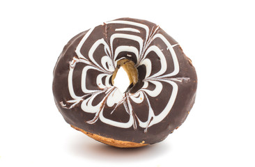 donut in chocolate glaze