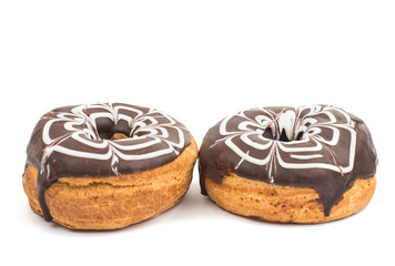 donut in chocolate glaze
