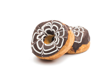 donut in chocolate glaze