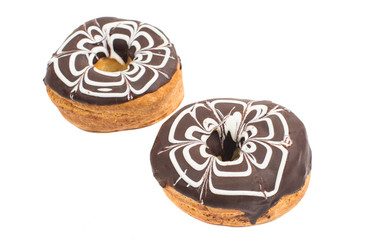 donut in chocolate glaze