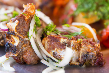 stewed potatoes and red peppers