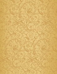 Obraz premium Seamless wallpaper pattern, vector