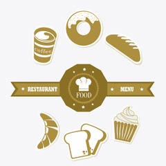 Food design, vector illustration.